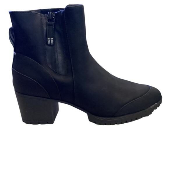 Dr. Scholls Women's Black Ankle Booties Size 7 Block Heel Slip On - Picture 5 of 10